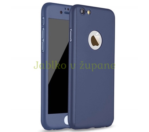 360° kryt Apple iPhone 6/6S - modrý